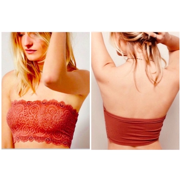 SALE! FP Reversible Lace Bandeau FITS LIKE A MED - Picture 2 of 8